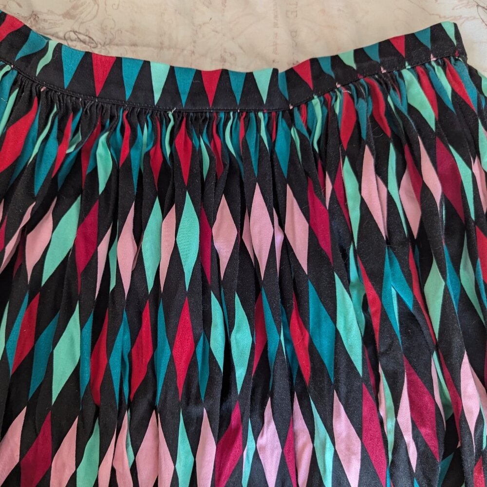 Pin Up Couture-Courure For Everybody Harlequin Circle Skirt Size 3X Like New - Picture 7 of 13